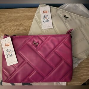 NWT Lug Waltz set of 2- orchid and pebble